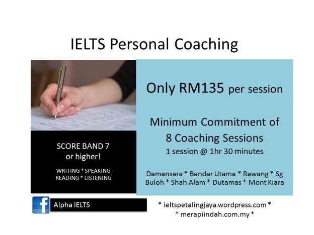 IELTS Prep writing coach Alpha_ new Coaching fee feb 2015