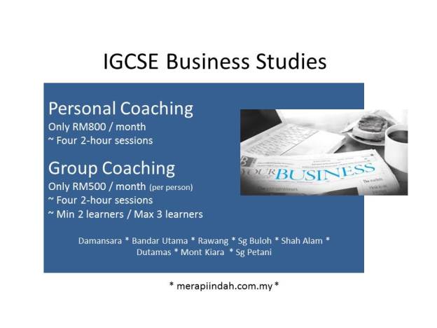 ICGSE Business Studies